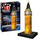 Ravensburger 3D Puzzle Big Ben bei Nacht 12588 - Das berühmte Bauwerk als Night Edition mit LED - 216 Teile - ab 8 Jahren