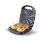 Adler Toaster Sandwich XL with 1100 W Power CR 3023, Silver, Black