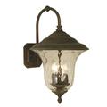 Framburg Hartford 17 Inch Tall 3 Light Outdoor Wall Light - 1225 IRON