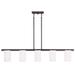 Livex Lighting Astoria 43 Inch 5 Light Linear Suspension Light - 1327-67