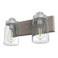 Hunter Fan Devon Park 14 Inch 2 Light Bath Vanity Light - 48019