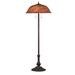 Meyda Lighting Tiffany Fishscale 64 Inch Floor Lamp - 81064