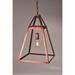 Northeast Lantern Appledore 12 Inch Cage Pendant - 9722-AC-MED-NG