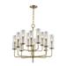 Hudson Valley Lighting Wentworth 25 Inch 12 Light Chandelier - 3925-AGB