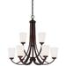 Minka Lavery Overland Park 30 Inch 9 Light Chandelier - 4969-284