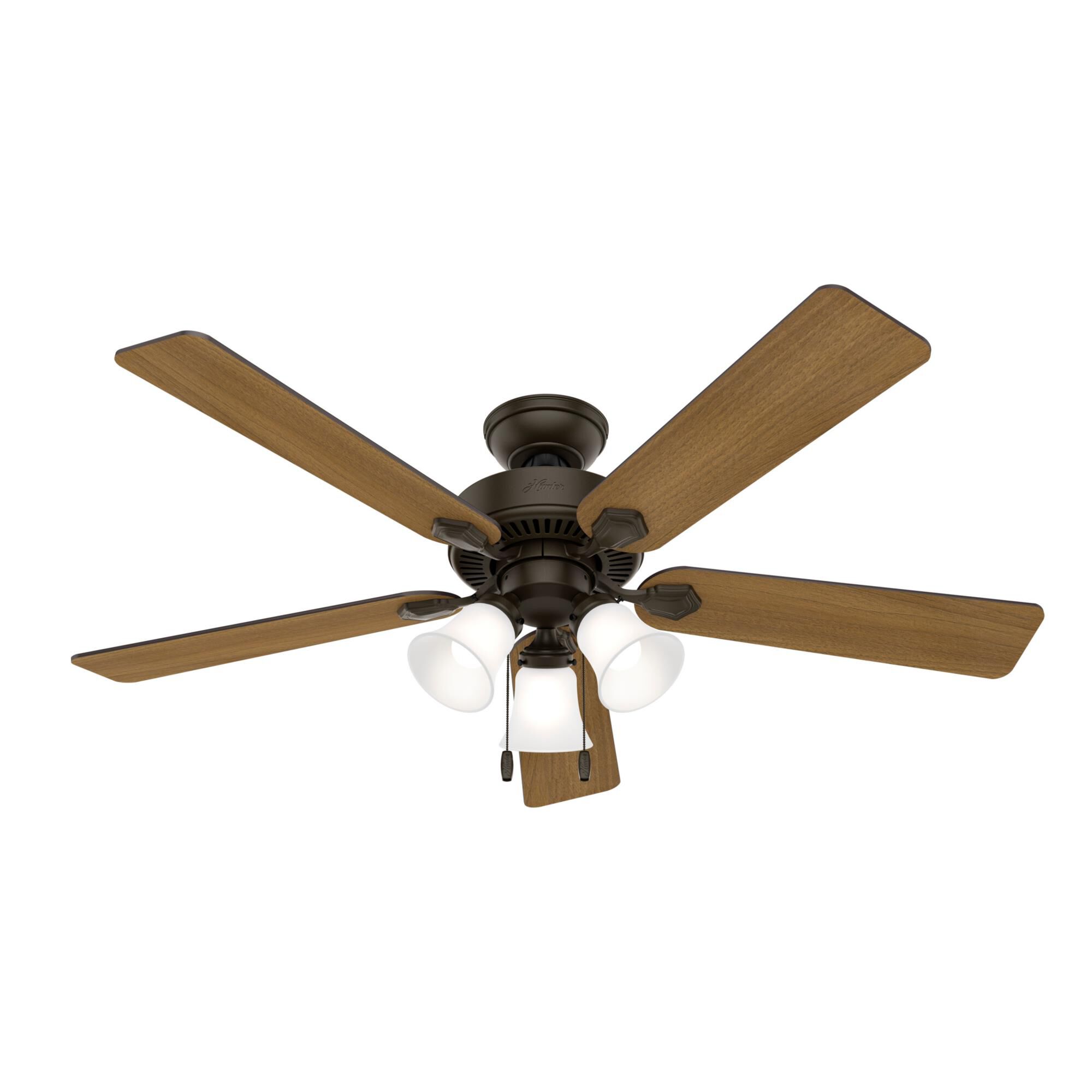 Hunter Fan Swanson 52 Inch Ceiling Fan with Light Kit - 50887