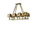 Meyda Lighting Balsam Pine 38 Inch 8 Light Linear Suspension Light - 50837