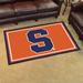 FANMATS Collegiate NCAA Syracuse University 71 in. x 44 in. Non-Slip Indoor Only Door Mat 44.0 W x 71.0 D in Synthetics in Blue/Orange | Wayfair