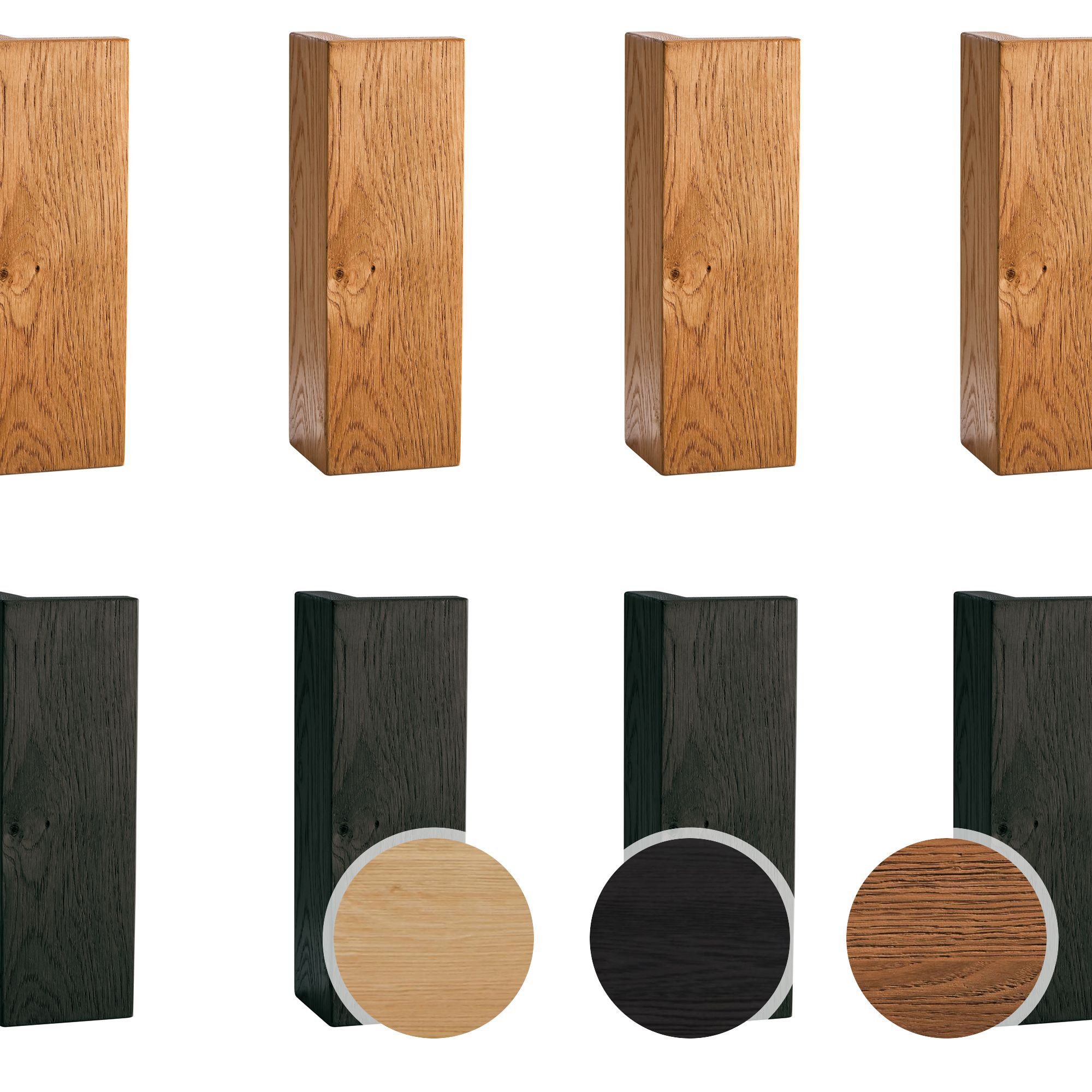 Hasena Oak-Line Füsse Corno 25 cm Eiche cognac