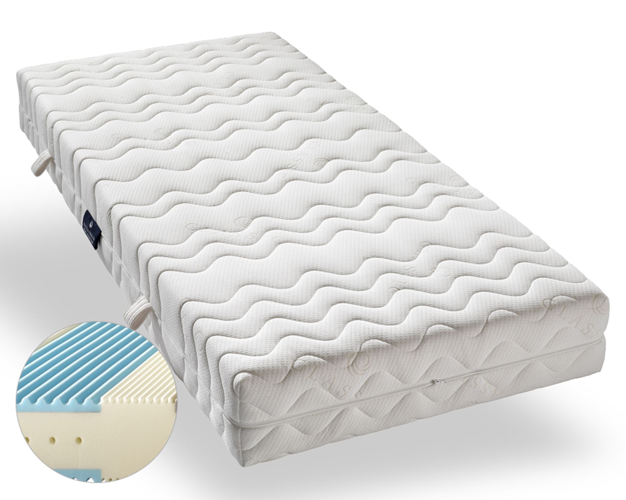 Billerbeck 7-Zonen Airtec »Comfort« Classic Komfortschaum Matratzen 120x200 cm H3