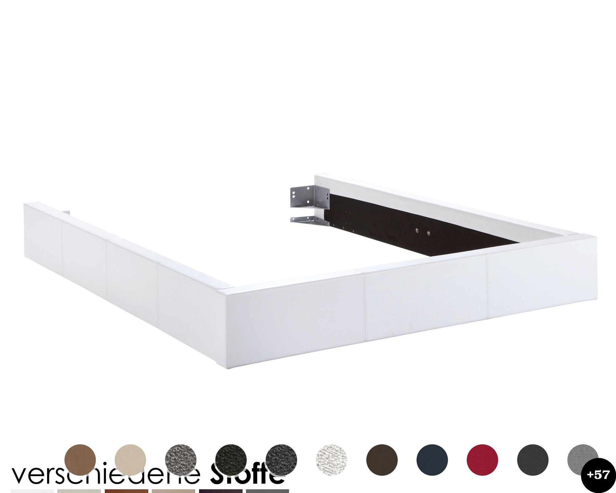 Hasena Dream-Line Bettrahmen Lungo 23/3S 140x200 cm / PK3 Campos 376 kit Image