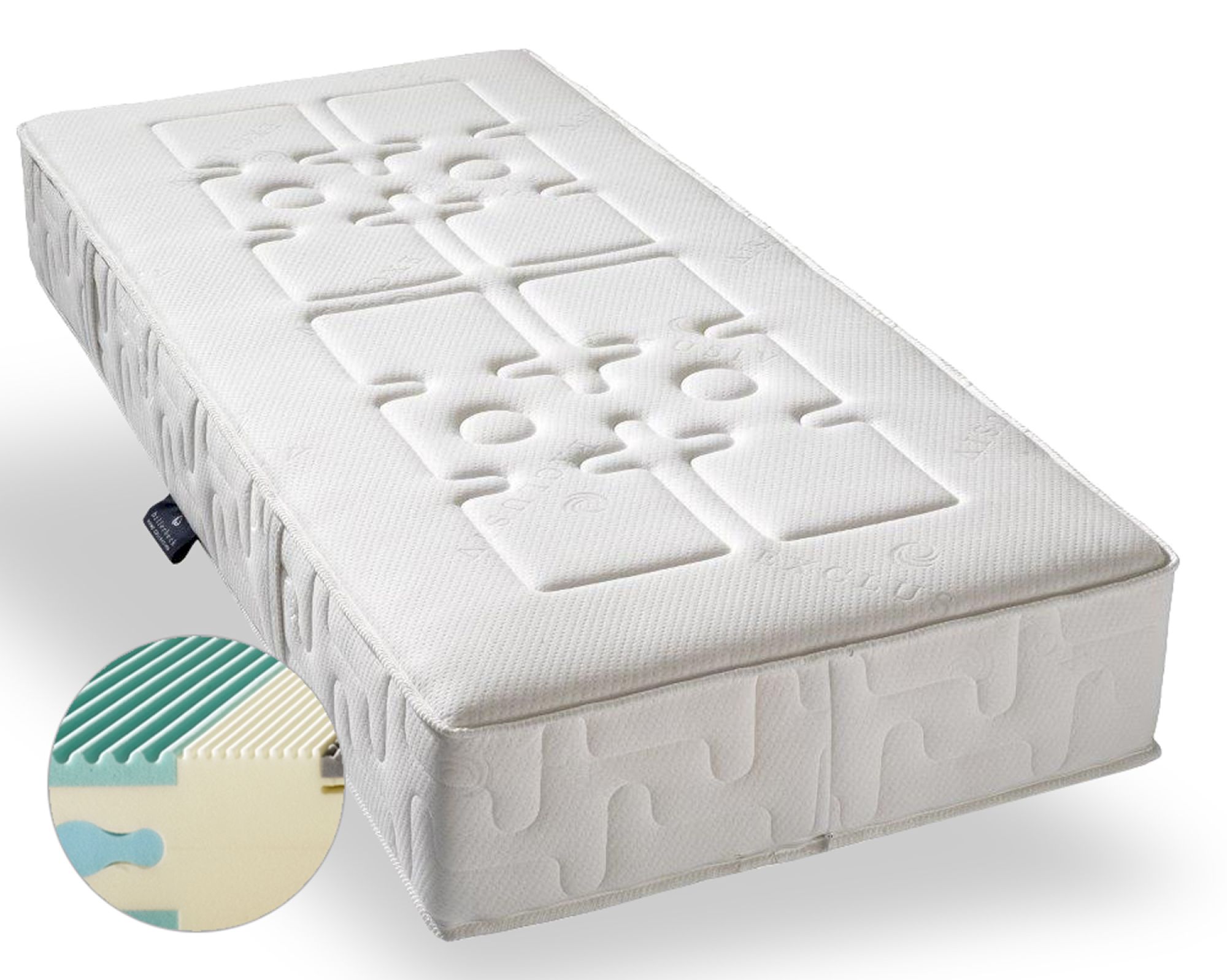 Billerbeck 7-Zonen Airtec »Comfort« Exclusiv Komfortschaum Matratzen 80x200 cm H2