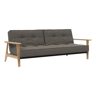Innovation »Splitback Frej« Klappsofa 216 Flashtex Dunkelgrau Image