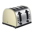 Russell Hobbs 21302 Legacy 4-Slice Toaster, Stainless Steel, 2400 W, Cream
