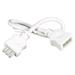 American Lighting 43032 - White 24" Extension Cable for American Lighting T2 Under Cabinet Light (043A-24-EX-WH)