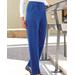 Blair Women's Knit Corduroy Pants - Blue - PL - Petite