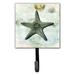 Caroline's Treasures Starfish Leash Holder & Key Hook Metal in Blue | 6.25 H x 4.25 W x 0.65 D in | Wayfair SB3034SH4