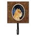 Caroline's Treasures Starry Night Brussels Griffon Leash Holder & Key Hook Metal in Brown | 6.25 H x 4.25 W x 0.65 D in | Wayfair SS8362SH4