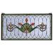 68019 Meyda 26 W X 14 H Tulip & Fleurs Stained Glass Window