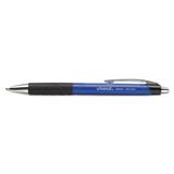 Comfort Grip Ballpoint Pen Retractable Medium 1 Mm Blue Ink Blue Barrel Dozen
