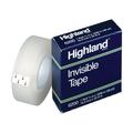 Highland 6200 Invisible Tape 0.75 Inch x 36 Yards Matte