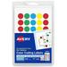 Avery See-Through Color-Coding Removable Labels 3/4 Inch Round Labels Assorted Translucent Colors Non-Printable 1 015 Dot Stickers Total (5473)