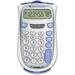 Texas Instruments TI1706 SuperView Handheld Calculator 8 Character(s) - LCD - Solar Battery Powered - Gray