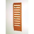 Wooden Mallet 10 Pocket Chart Holder in Medium Oak