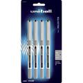 uni-ball 207 Retractable Gel Pens Medium Point Black 4 Pack