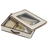 Household Essentials Window Vision Tabletop Set Chest