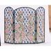 40 in. Rose Trellis Folding Fireplace Screen