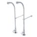 Kingston Brass CC451CX Rigid Freestand Supplies with Stops Polished Chrome