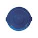 Rubbermaid Commercial 263100BE Round Lid for Brute 32 gal Waste Containers 22 1/4 Diameter Blue