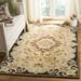 SAFAVIEH Classic Chedomir Floral Wool Area Rug Gold/Cola 9 6 x 13 6