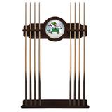 English Tudor Notre Dame Fighting Irish Leprechaun Eight Stick Pool Cue Rack