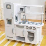 KidKraft Vintage Kitchen Set Manufactured Wood in White | 34.92 H x 33.07 W x 13.23 D in | Wayfair 53208