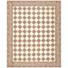 SAFAVIEH Chelsea Marilou Checkered Wool Area Rug Brown/Ivory 1 8 x 2 6