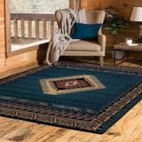 United Weavers Brunswick Avalon Southwestern Border Accent Rug LT Blue 1 10 x 3