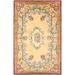 SAFAVIEH Empire Kathleen Floral Wool Area Rug Gold 5 x 8