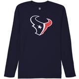 Houston Texans Youth Team Logo Long Sleeve T-Shirt - Navy Blue