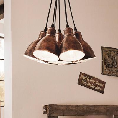 EGLO Hängelampe Priddy 1, dimmbar, kupfer, für Wohn- / Esszimmer, Metall, Vintage, Pendelleuchte Image