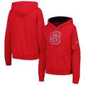 Women's Stadium Athletic Red NC State Wolfpack Big Logo Pullover Hoodie