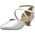 Diamant 107-013-092 Damen Tanzschuhe - Standard & Latein, Weiß, 41 1/3 EU (7.5 UK)