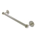 Allied Brass Satellite Orbit Two 30" Wall Mounted Towel Bar Metal in Gray | 3 H x 3.9 D in | Wayfair 7251D/30-PNI