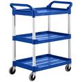 Rubbermaid Commercial Products Service and Utility Cart - Blue