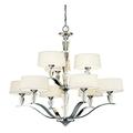 Kichler 42031CH Crystal Persuasion 9-Light Chandelier - 37W in. Chrome