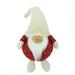 Northlight Seasonal 15" Textured Red & White Chubby Smiling Gnome Plush Table Top Christmas Figure, Faux Fur | 15 H x 10 W x 7.5 D in | Wayfair