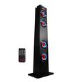 Sumvision PYSC Wireless Bluetooth LED Tower Speaker Torre XL Bluetooth Tower Speakers Stand for PC phone Iphone Ipad Samsung Galaxy with built in radio