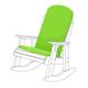 Gardenista Garden Premium Adirondack Chair Seat Pad | Indoor Outdoor Highback Chair Cushion with Secure Ties | Water Resistant Non-Slip Rocking Chair Pads | Durable & Easy to Clean (Lime)