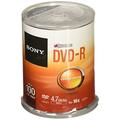 Sony DVD-R 16x Recordable DVD 4.7GB - 100 Disc Spindle (Discontinued by Manufacturer)